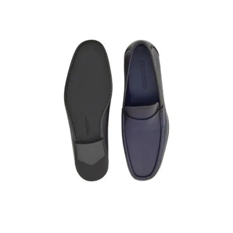 FERRAGAMO Logo-debossed Leather Loafers-4