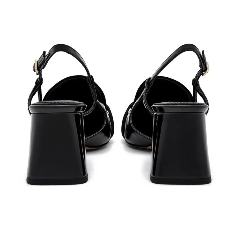 PEDRO Chunky Heel High Heels 6cm Women's-2