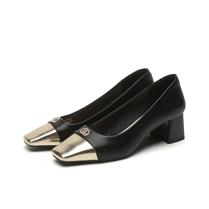 DAPHNE Chunky Heel High Heels 5cm Women's-2