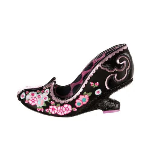 IRREGULAR CHOICE 하이힐 블랙 핑크 여성