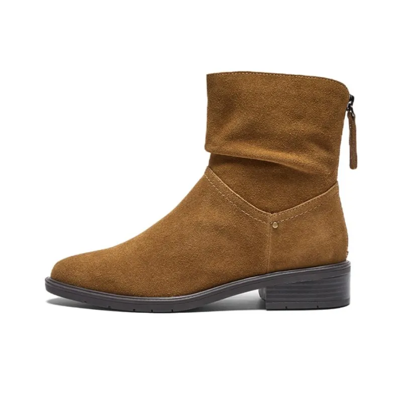 BATA Ankle Boots Women's Black/Apricot/Brown-10