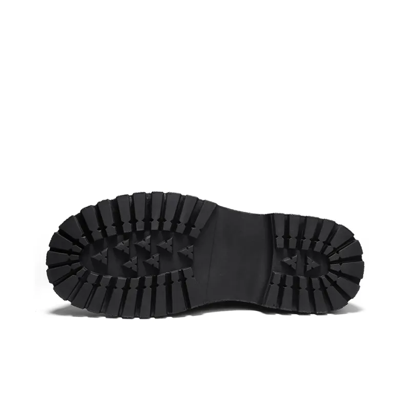 Kangaroo Head Ankle Boots Unisex Black-4