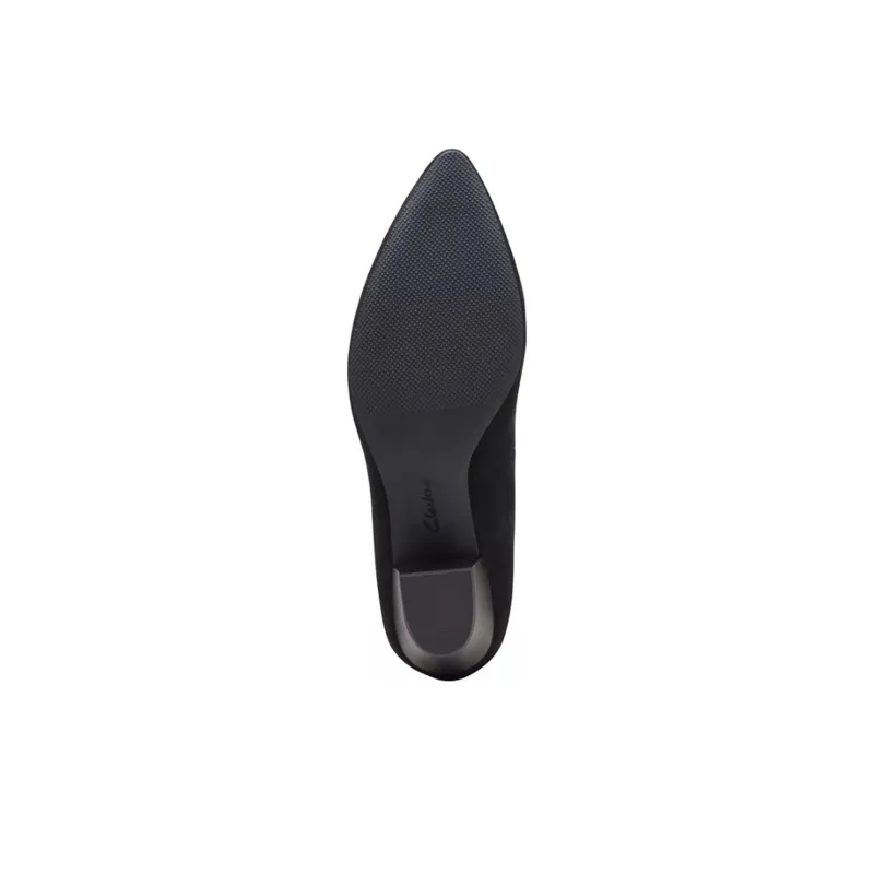 Clarks Teresa Step Chunky Heel High Heels 5.7cm Women's Black-5