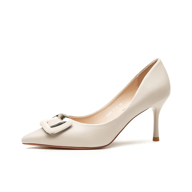 WEISHIBANGWEI Slim Heel High Heels Women's-0