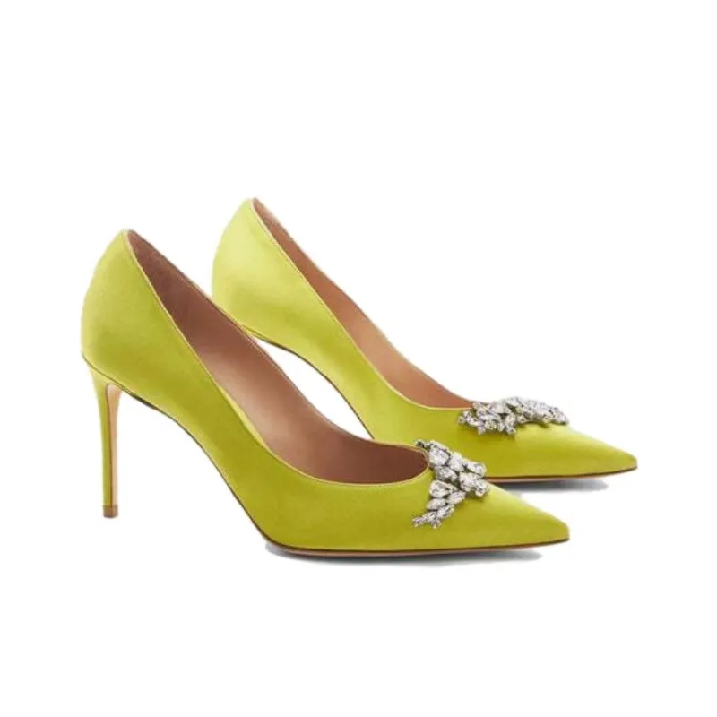 SCAROSSO Greta Embellished Pointed-Toe Pumps-2