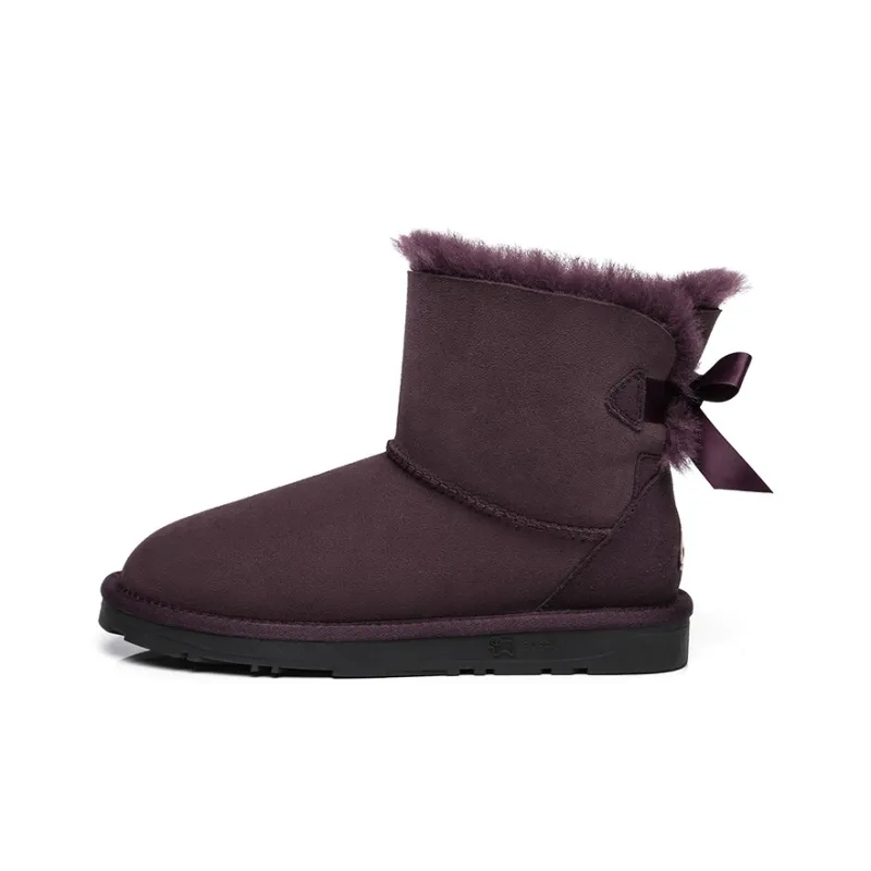 EVERAU Snow Boots Women's Grape Purple-0