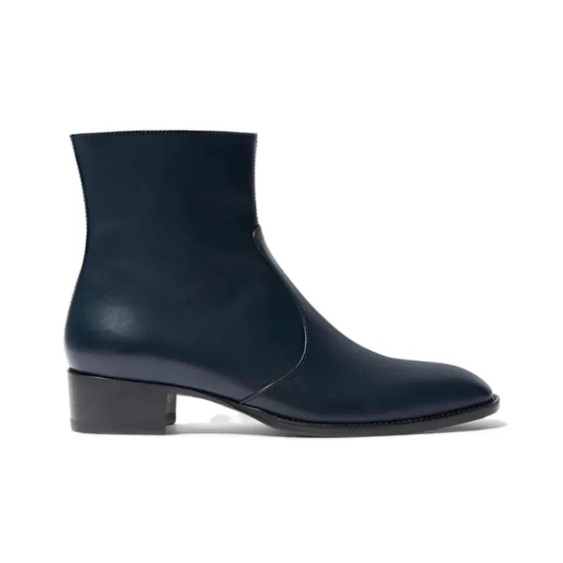 SCAROSSO Warren Leather Chealsea Boots-1