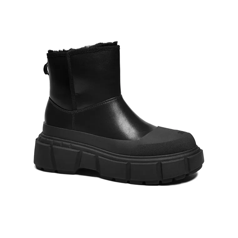 CAMEIDO Snow Boots Women's Beige/Black-5