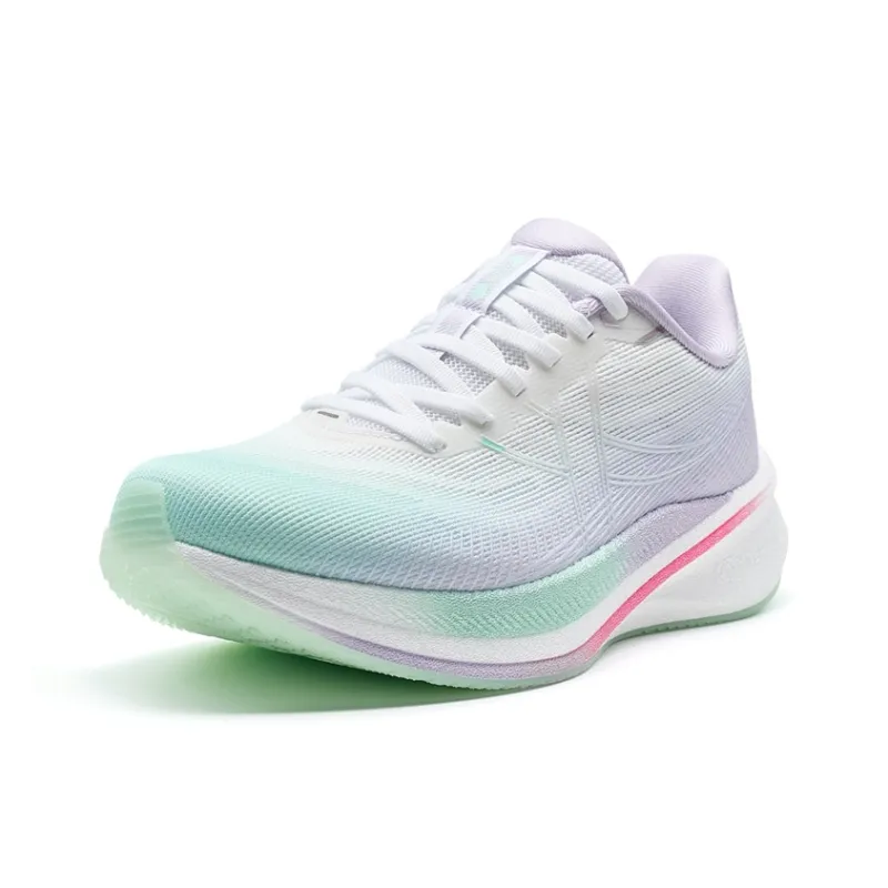 XTEP 360X 2.0 LITE Running Shoes Women's Low Top Classic White/Peony Purple/Tranquil Blue-2