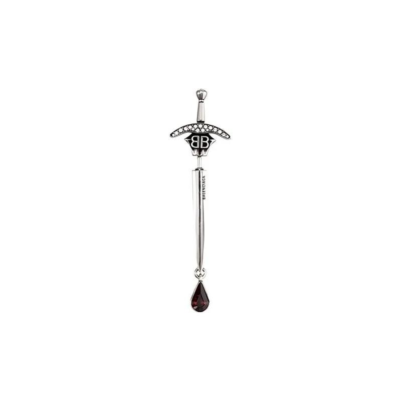 Balenciaga Brass Earrings Men's-1