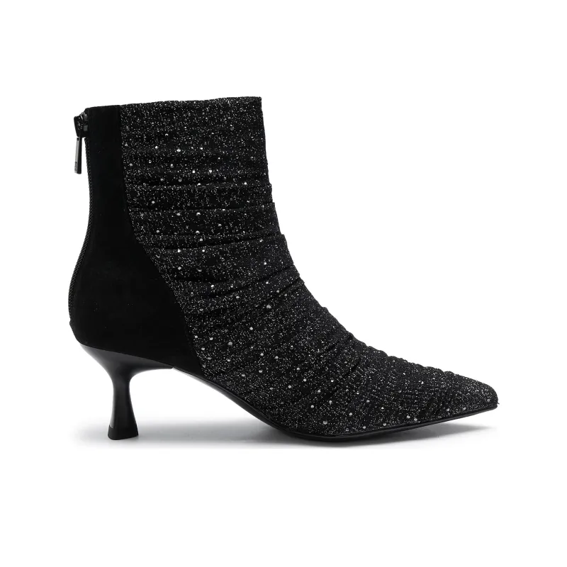Joypeace Mysterious Veil Ankle Boots Women's Black-4