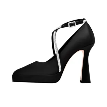 Princess & Isabel Slim Heel High Heels 11cm Women's Black