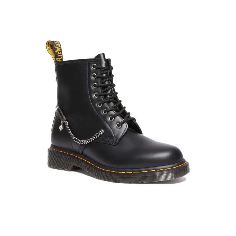 Dr.Martens 1460 Swarovski Leather Lace Up Boots 'Black' Women's-1