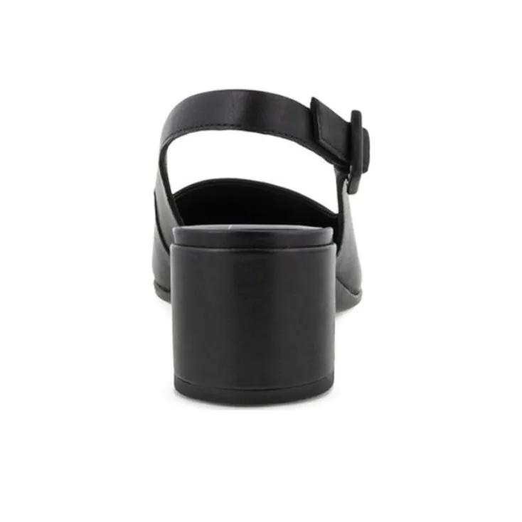 Ecco Body Shaping Collection Chunky Heel Beach Sandals Women's Black-3