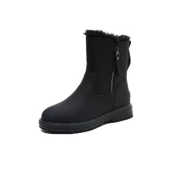 Bull charm Ankle Boots Women's Black/Army Green