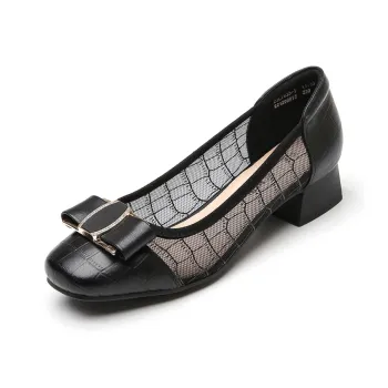 Cigna Chunky Heel High Heels 3.3cm Women's