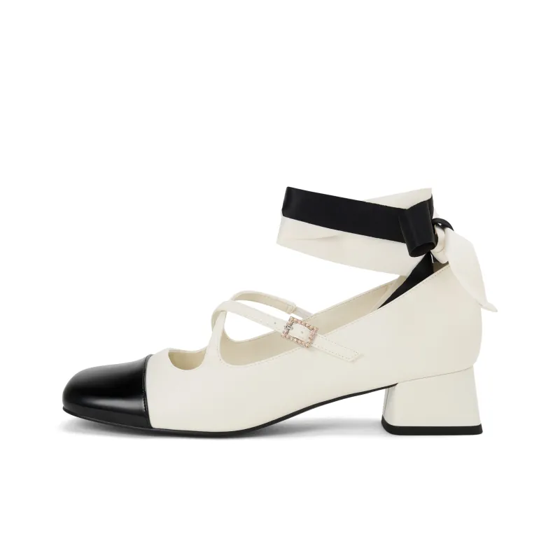 CHARLES&KEITH Glory Of Kings Collaboration Series Chunky Heel High Heels 3.6cm Women's-5