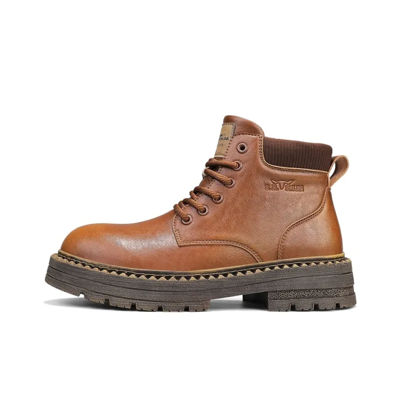 G.N.SHIJIA Short Martin Boot Men's-7