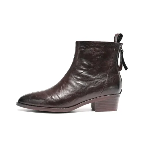 EBLAN Ankle Boots Women's Brown