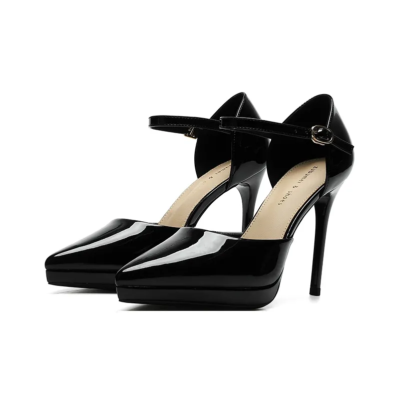Zubumei Slim Heel High Heels 10cm Women's-1