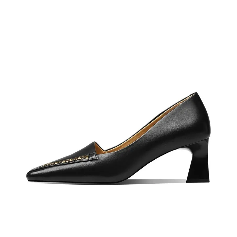 BOSSSUNWEN Chunky Heel High Heels 6cm Women's-5