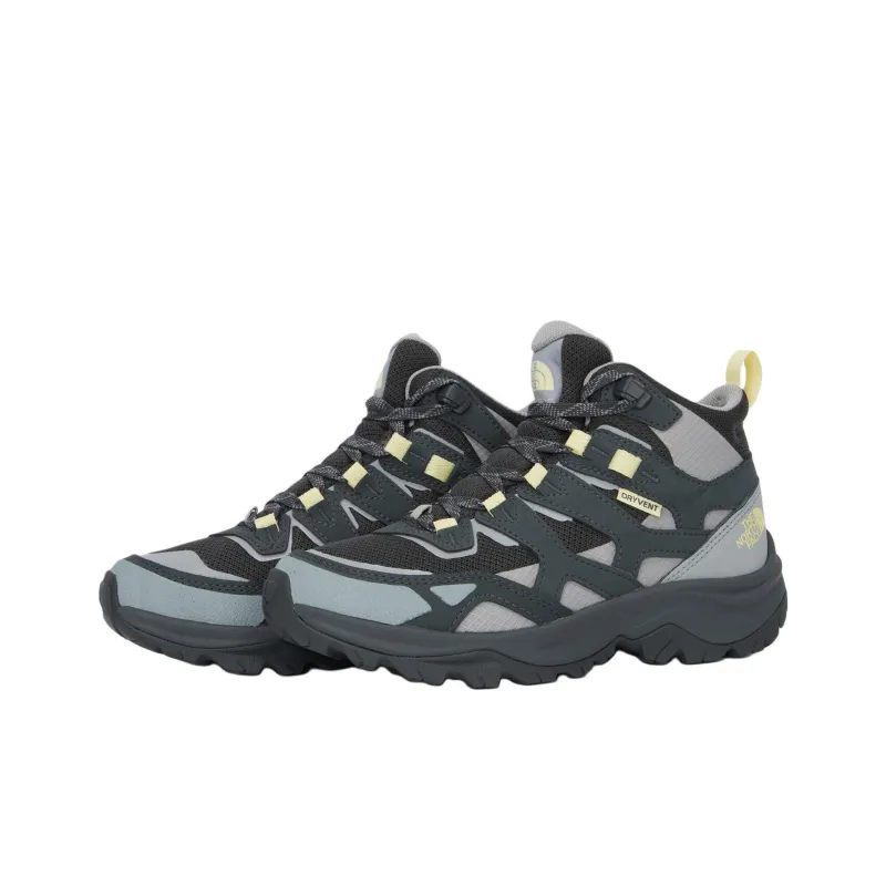 THE NORTH FACE Anti Slip Wear Resistant Mid Top Trekking Shoes Women's Gray-3