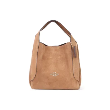 COACH Hadley Cow Leather Shoulder Bag, Crossbody Bag, Handbag Small Size Women's Brown