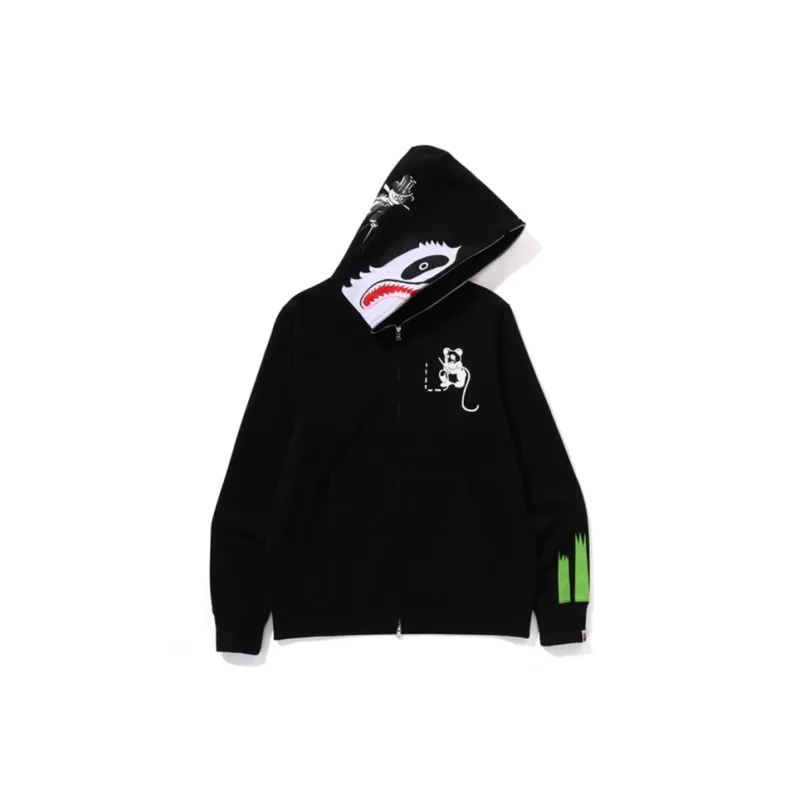 A BATHING APE Panda Full Zip Hoodie-1