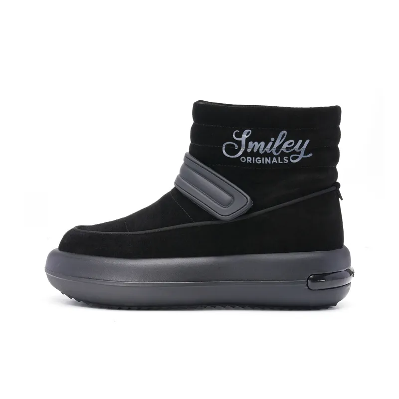 SMILEY Snow Boots Unisex Black-15