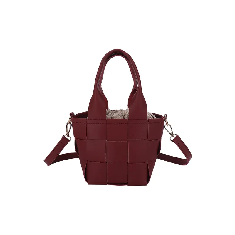 Yalu PU Handbag Women's Ecru/Black/Yellow/Red/Blue/Pink-9