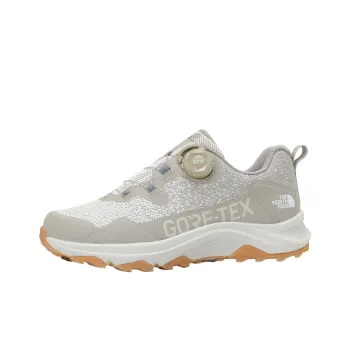 THE NORTH FACE Anti-Slip Wear-Resistant Low-Top Hiking Shoes Men's Light Brown