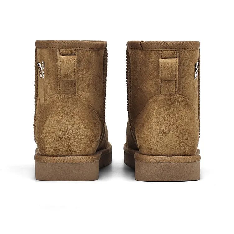 HLA Snow Boots Women's Black/Gray/Camel-13