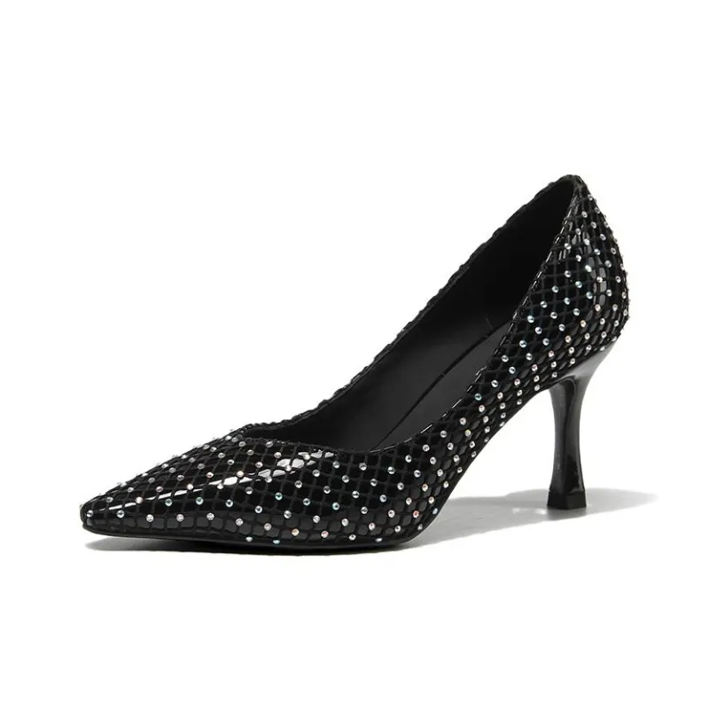 LESELE Slim Heel High Heels 8cm Women's-0