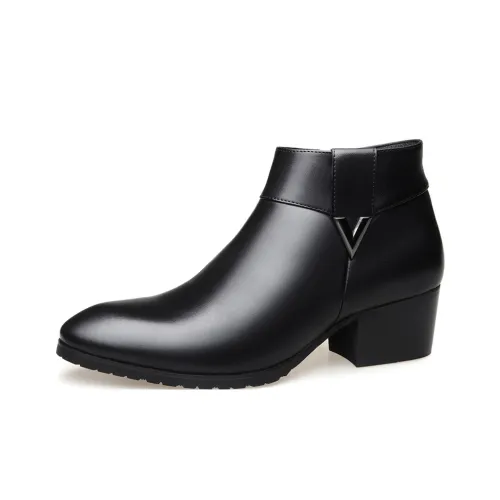 LUOMAIKE Ankle Boots Men's Black