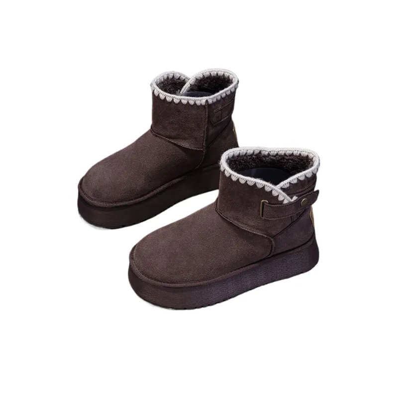 The Mystery Of Glamour Warm Cushioning Short Snow Boots Women's-7