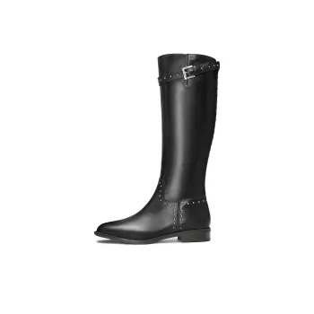 Staccato Planetary Boots Knee high Boots 2.5cm Women's Black