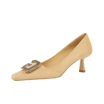 BIGTREE Slim Heel High Heels 6cm Women's