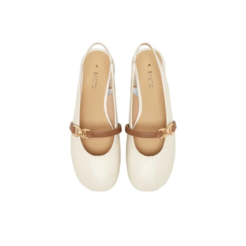 BASTO Block Heel High Heels 3.5cm Women's-18