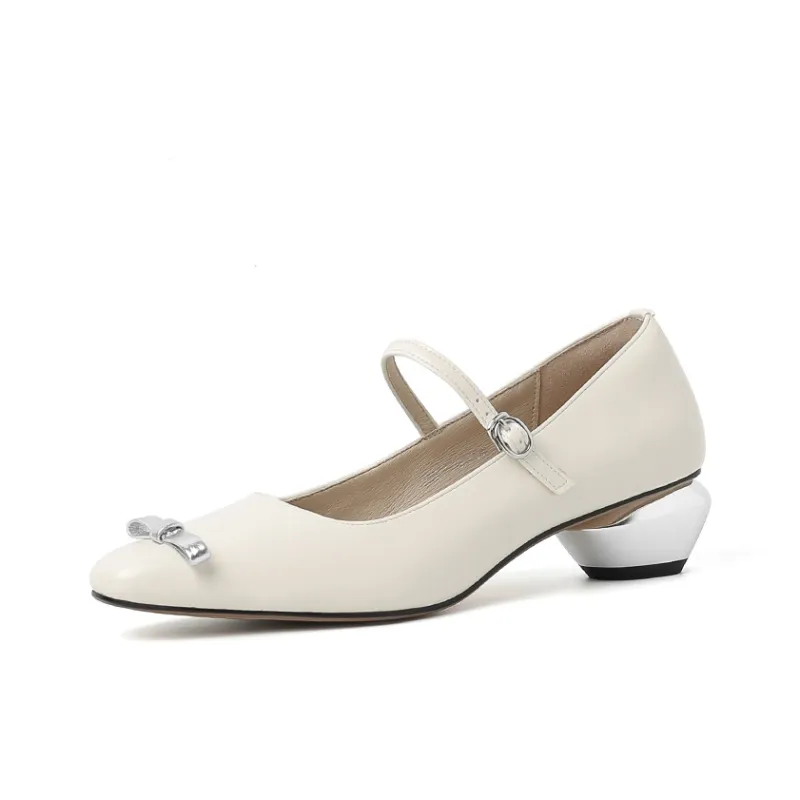 Naiyee Chunky Heel High Heels 4cm Women's-7