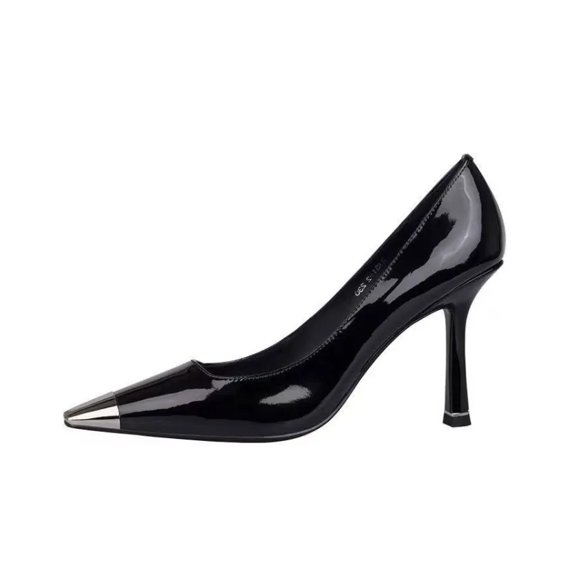 Xingdiman Slim Heel High Heels Women's Black Gift Box Set-24