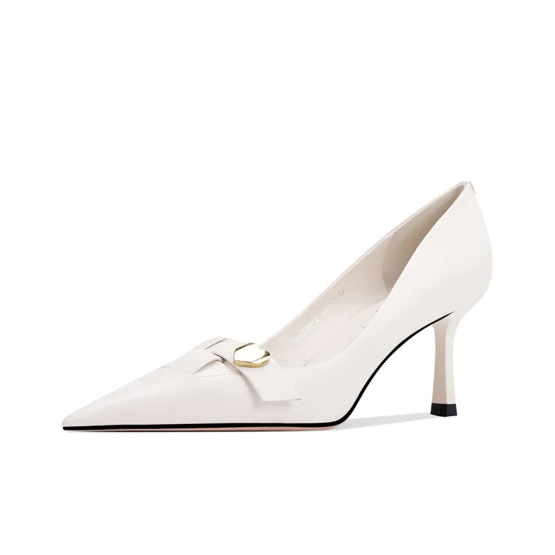 Shesrim High Heels Women's Black/Ecru-1