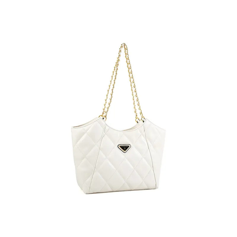 Vigno Synthetic Leather Shoulder Bag Regular Women's Black-7