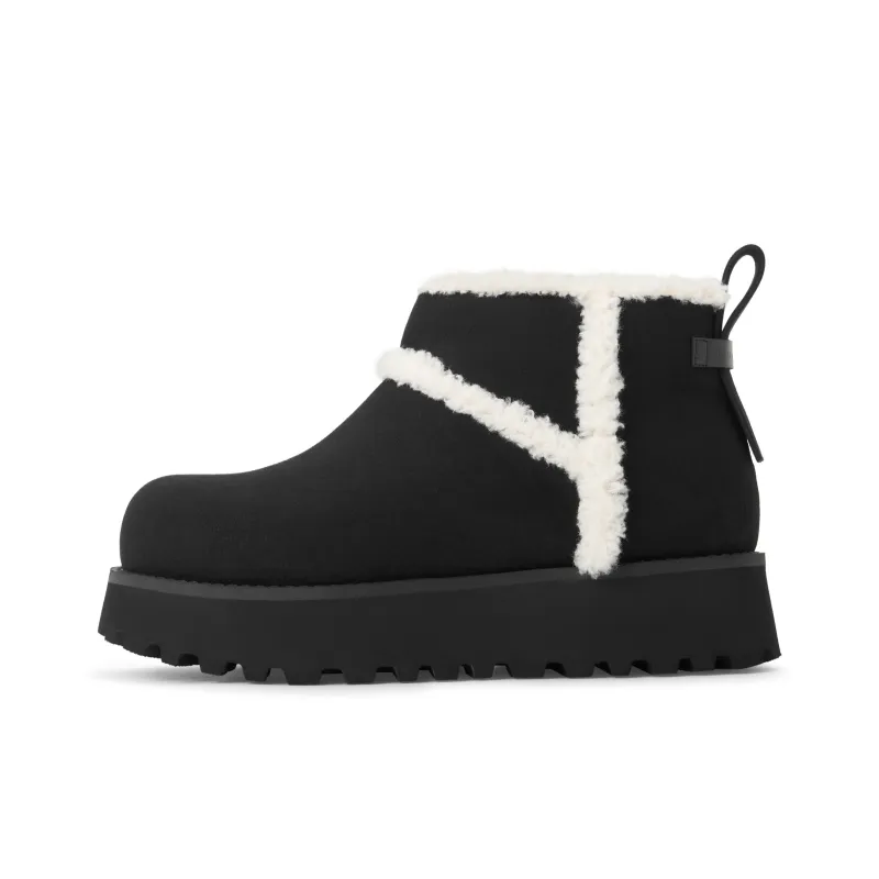 CHARLES&KEITH Short Snow Boots 4.4cm Women's-4
