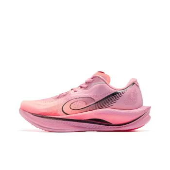 QIAODAN Strong Wind 3.0 Running Shoes Women's Low Top Bletilla Powder/Apricot Pink