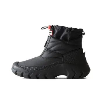 HUNTER Warm Slip Resistant 14.5cm Snow Boots Women's Black