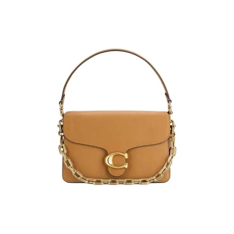 COACH Tabby Cow Leather Shoulder Bag Medium Size Women's Honeys Brown-0