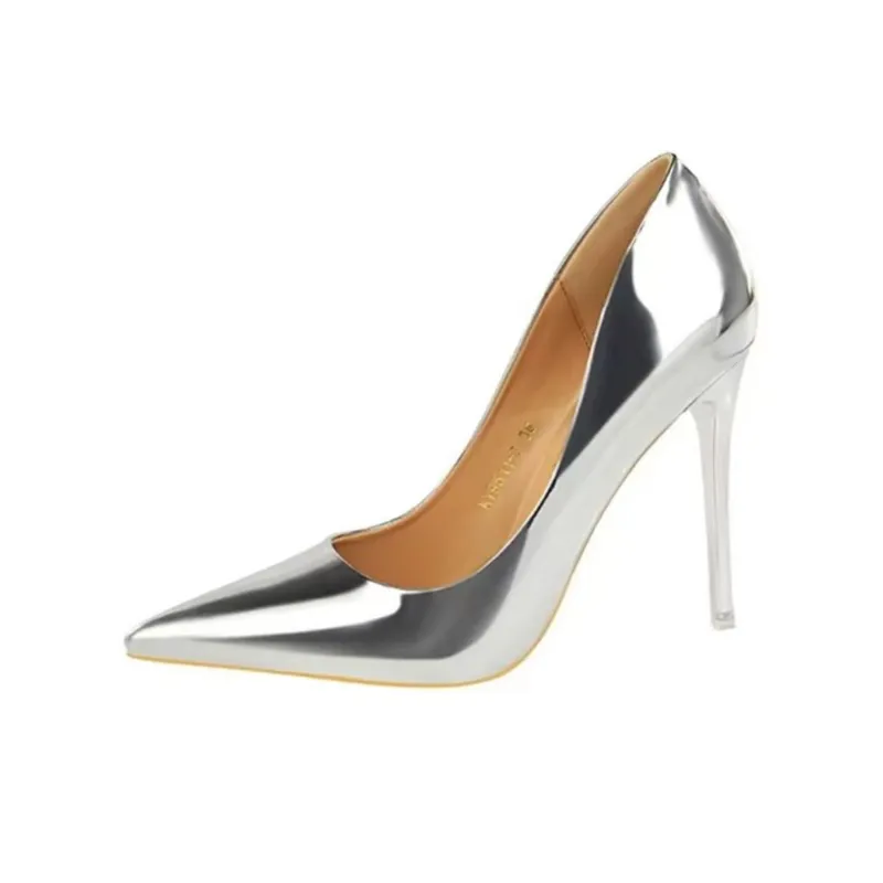 QITUMAUL Slim Heel High Heels Women's-10