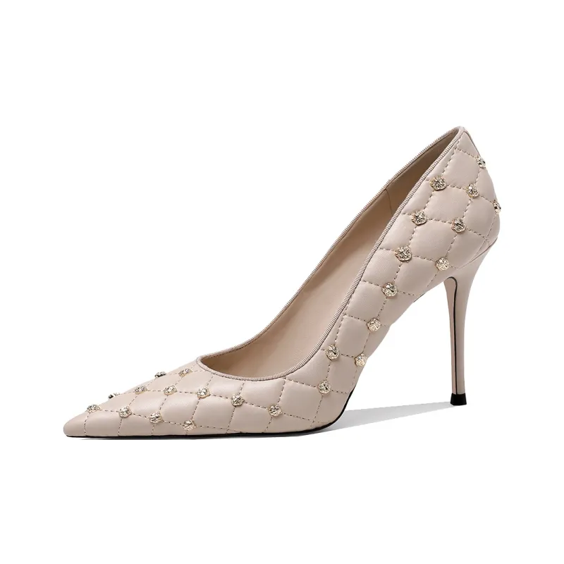 Hoov High Heels Women's Cheese Color-1