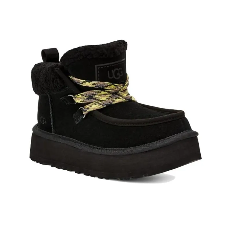 UGG Funkarra Cabin Cuff Boot Black Women's-2