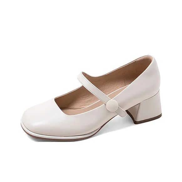 COMELY High Heels Women's Coffee/Pink/Ecru-5
